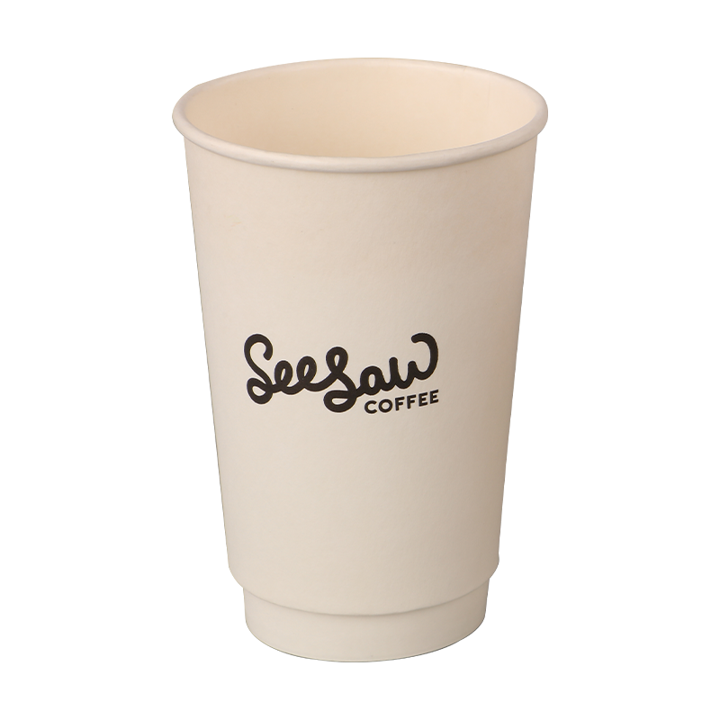 20oz Patterned Double Wall Hot Paper Cups