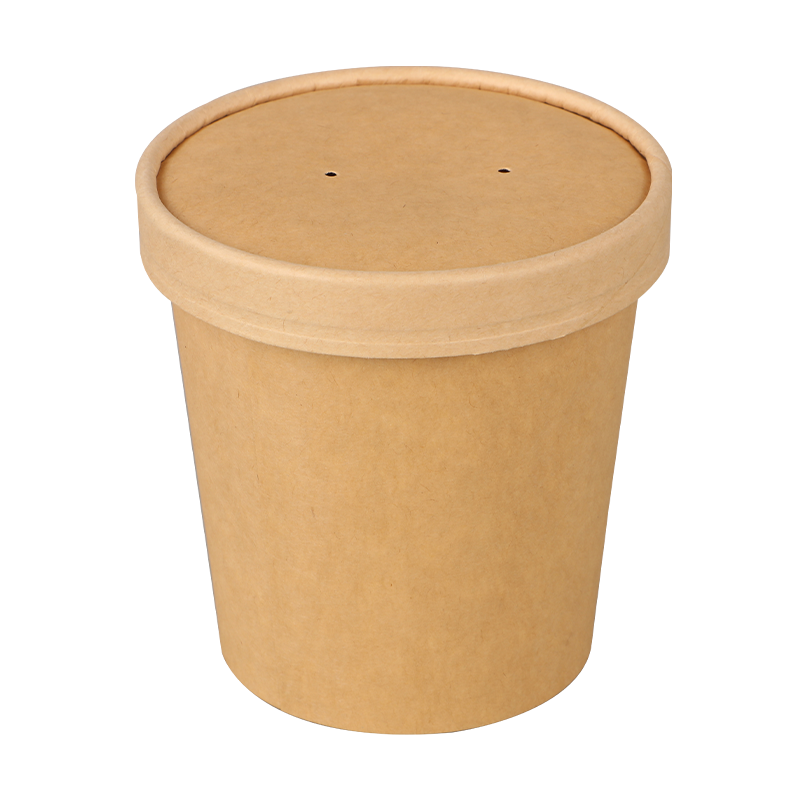 12oz rolled-edge paper Soup Cup