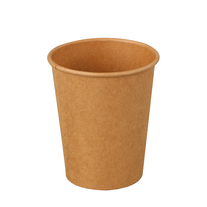 12oz Brown Kraft Single Wall Paper Cup
