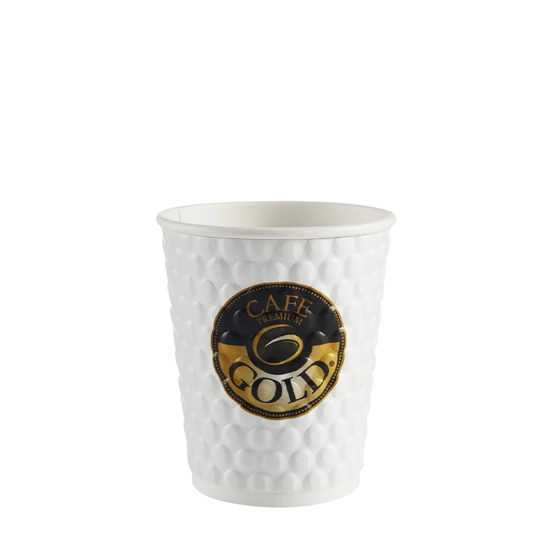 7oz Disposable Embossed Hot Paper Cup