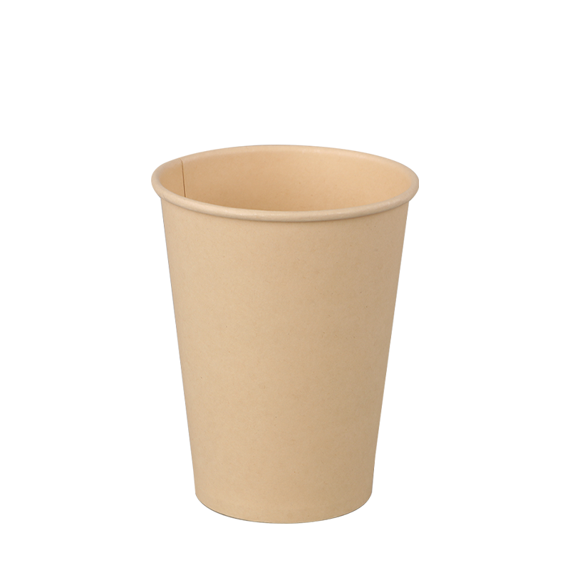 10oz Single Use Bamboo Hot Paper Cup