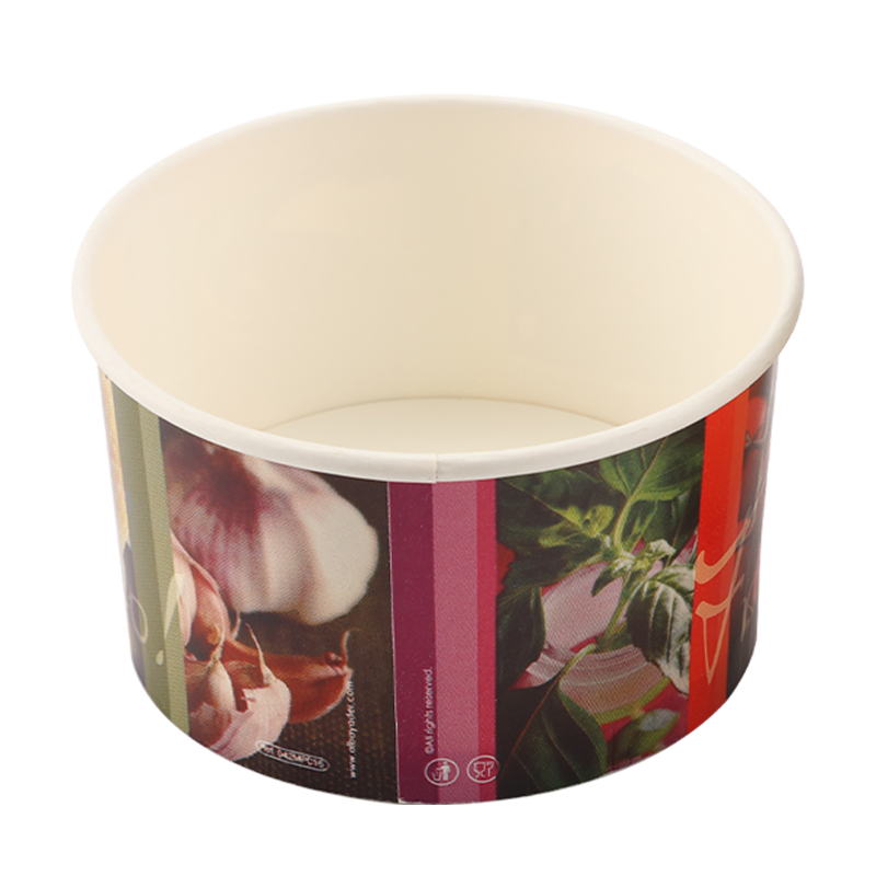 16oz Compostable Ice Cream Paper Cup