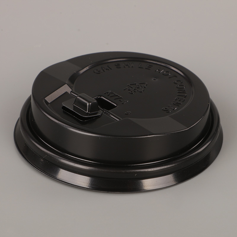 6.5oz Black PS Hot Coffee Lids
