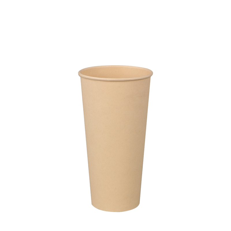 8oz Waterproof Bamboo Single Wall Hot paper cups
