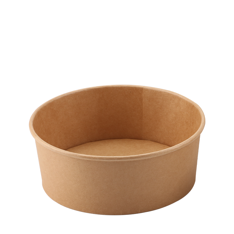 500ML Waterproof kraft paper Salad Bowl