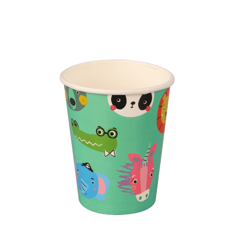 10oz Recyclable Cold Coffee Drinking Paper Cups