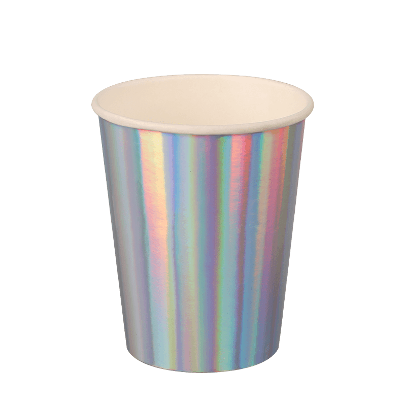 12oz Silver Compastable Cold Paper Cups